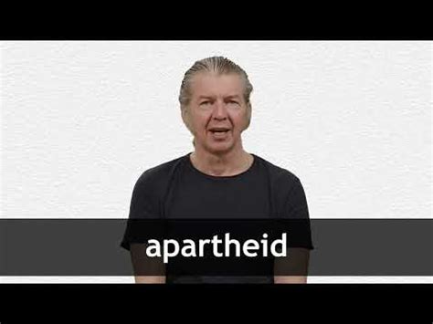 APARTHEID definition and meaning | Collins English Dictionary