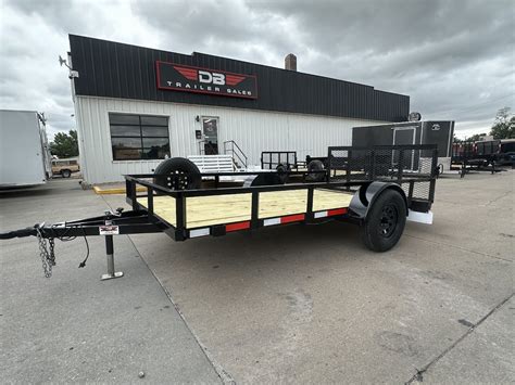 New Kl Trailers Kl Manufacturing X Single Axle Utility Trailer