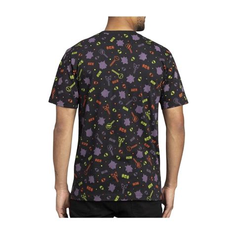 Gengar Pokémon Sweet Temptations Allover Print Relaxed Fit Crew Neck T