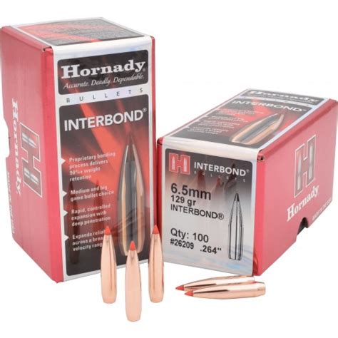 Hornady Interbond Palle Cal Mm Grs Conf Da Palle