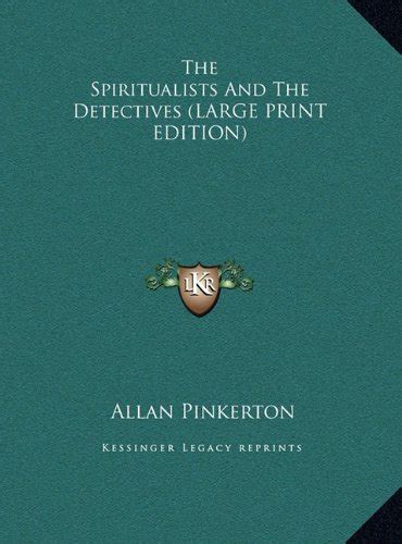 Amazon The Spiritualists And The Detectives LARGE PRINT EDITION