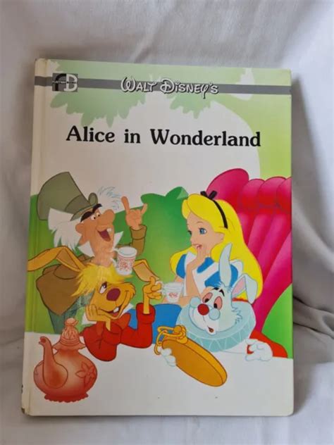 Walt Disneys Alice In Wonderland 1986 Oversize Hardback Book Isbn 0 85037 638 6 £10 00 Picclick Uk