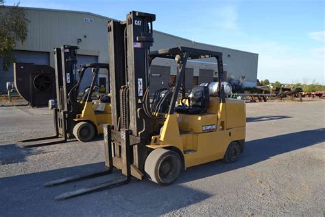 Cat Model Gc K Lb Forklift W Stage Mast W Propane Gas Engine