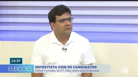 Candidato Ao Governo Do Piau Rafael Fonteles Pt Fala Sobre Suas