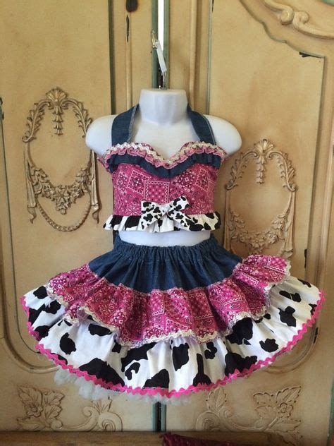 Pageant Western Wear Girls Western Wear Pageant Cowgirl Rodeo Outfit