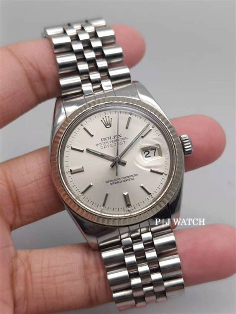 Rolex Datejust 36mm Vintage Silver Dial Ref 1601