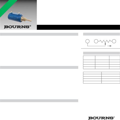 3700 01 Series Datasheet By Bourns Inc Digi Key Electronics