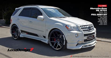 Mercedes Benz Ml W164 Lenzdesign Bodykit And Spoilers