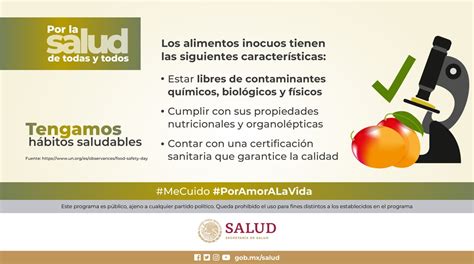 SALUD México on Twitter PorLaSaludDeTodasYTodos Recuerda que los