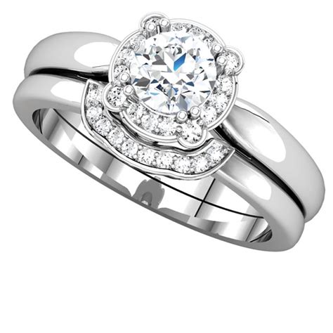 Sterling Silver Round Brilliant Cut Cz Cubic Zirconia Halo Style Solitaire Ring Shipping