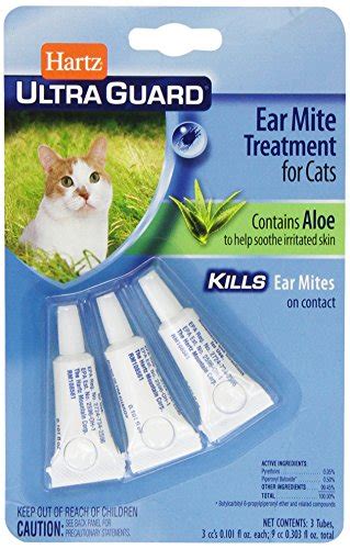 Hartz Ultraguard Ear Mite Treatment For Cats Contains Aloe To Soothe Irritation Ebay