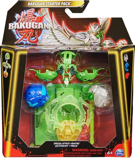 Bakugan Special Attack Ventri W Octogan And Trox • Pris