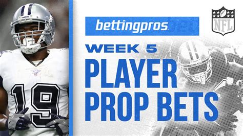 Best Nfl Player Prop Bets For Week 5 Youtube