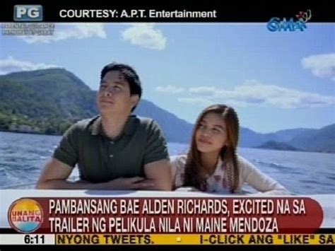 UB Pambansang Bae Alden Richards Excited Na Sa Trailer Ng Pelikula