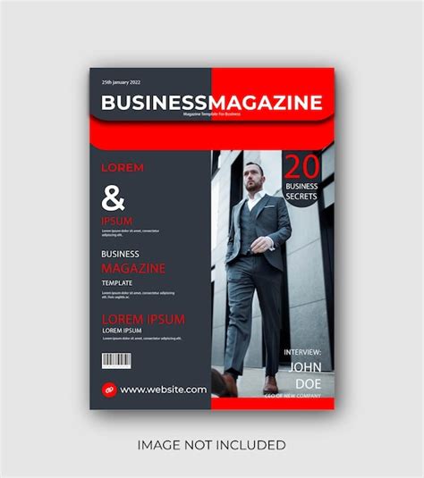 Premium Vector Business Magazine Template