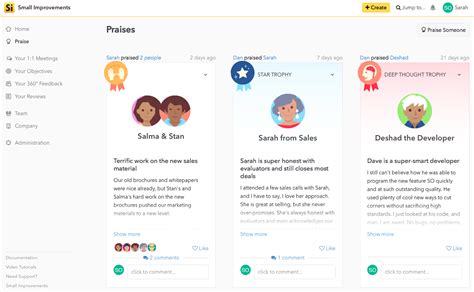 Creating And Viewing Praise Small Improvements Help Center