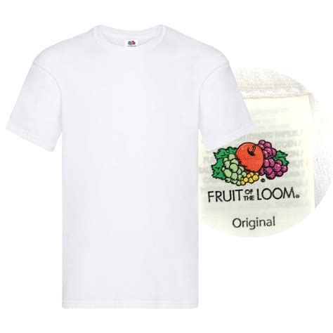 T Shirt Koszulka Fruit Of The Loom Original Xl M Ska Bawe Niana Bia A