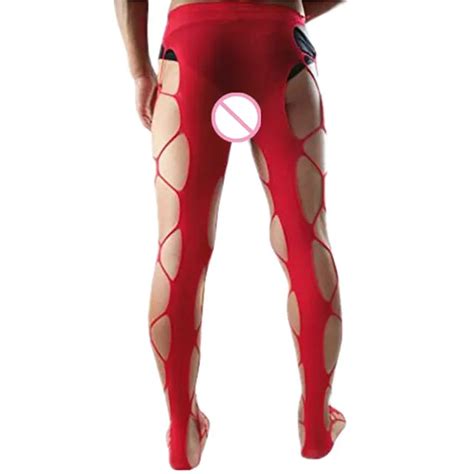 Men S Pantyhose Sexy Tights Large Mesh Stockings Exotic Pantyhose For Male Underwear Lingerie