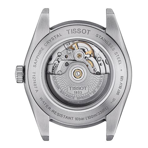 Tissot Gentleman Powermatic Silicium Green Dial New York Jewelers