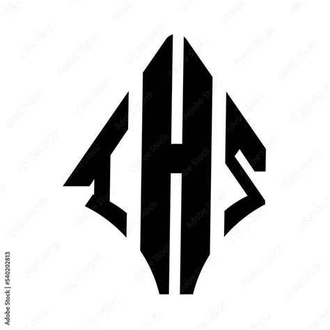 IHS logo. IHS logo letter logo design vector image. IHS letter logo design. IHS modern and ...