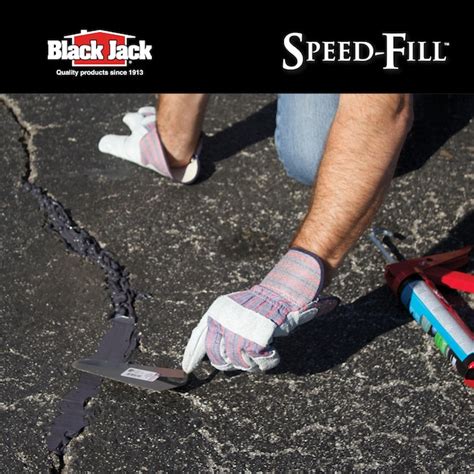 Black Jack Speed Fill 10 Fl Oz Asphalt Crack Filler In The Asphalt Crack Filler Department At