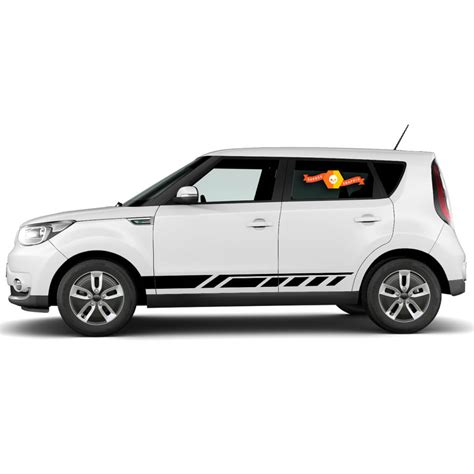 Car Decal Graphic Sticker Rocker Panel Stripes Side Kit For Kia Soul