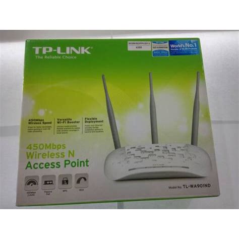 Jual TP LINK TL WA901ND 450Mbps Wireless N Access Point With 3 Antena