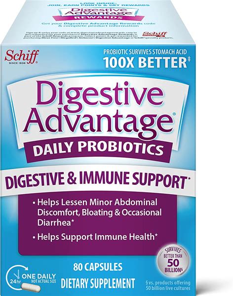 Digestive Advantage Probiotics For Digestive Health Daily Probiotics