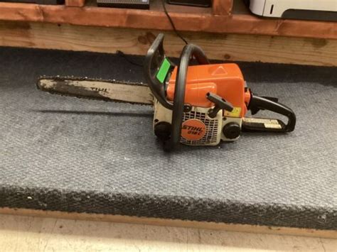 Stihl 018c 180 Chainsaw W 14 Bar Chain Case See Images Ebay