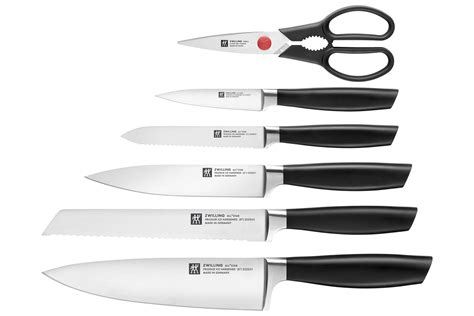 Zwilling All Star 1022776, 7-piece knife set with knife block, white ...