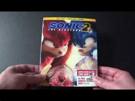 Sonic The Hedgehog 2 Movie Blu Ray Unboxing YouTube