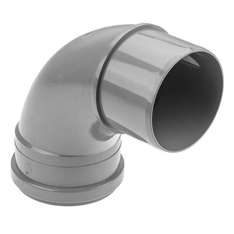 Mm X Bend Double Socket Solvent Grey Brymec