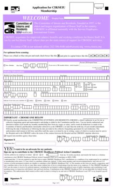 Fillable Online Cirseiu Application For CIR SEIU Membership CIR SEIU