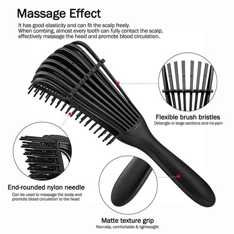 Supply Octopus Hair Scalp Massage Hair Brush Comb Custom Logo Detangle Vented Detangling Brush