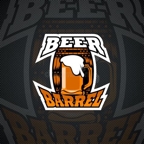 Beer Barrel Logo Template Stock Vector Illustration Of Barrel 118395639