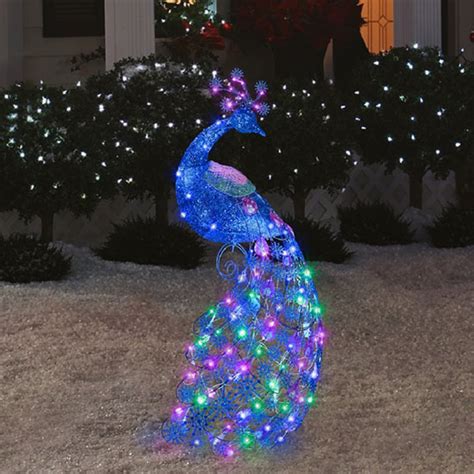 Peacock Christmas Decorating Ideas - Celebrating Christmas