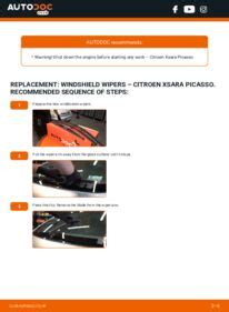 How To Change Rear Windshield Wipers On Citroen Xsara Picasso