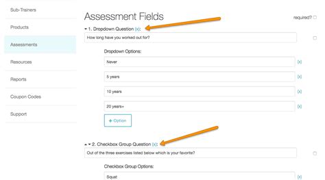 set  required questions   assessment exercisecom