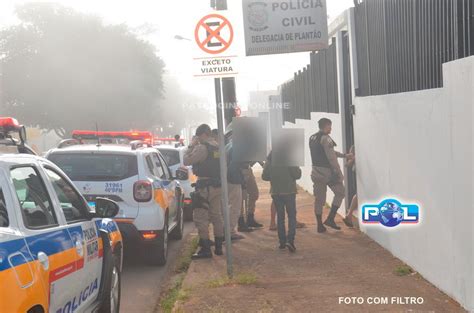 Em ação rápida da Patrulha Rural da PM foram presos quatro homens