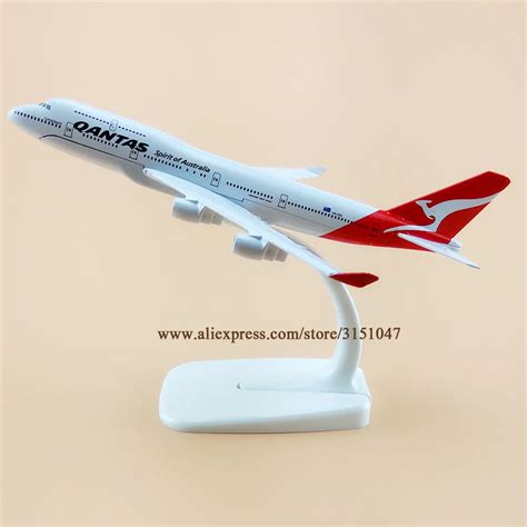 Alloy Metal Air Qantas Spirit Of Australia B747 Airlines Airplane Model ...