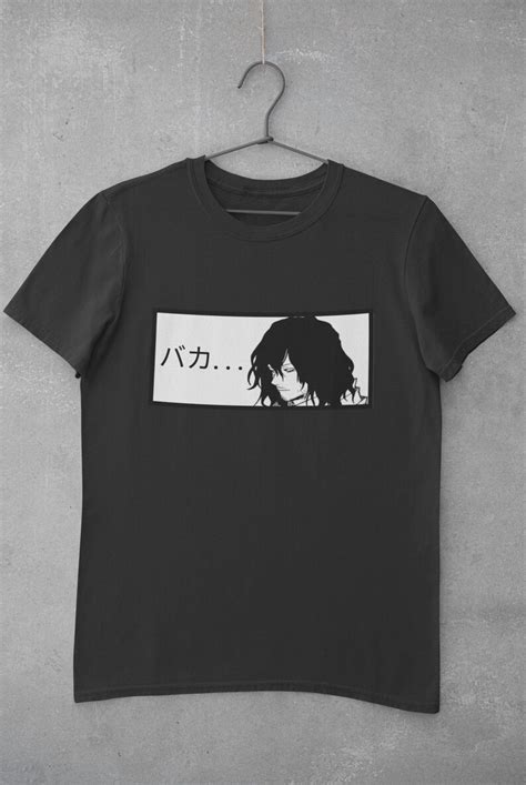 Aizawa Baka T Shirt Anime Inspired Clothing My Hero Etsy