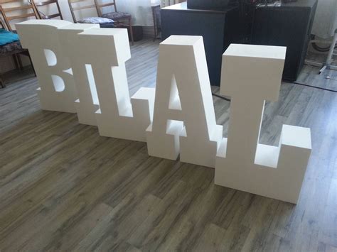 Styrofoam Letters Giant Letters Inches Large Free Standing Etsy