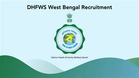 DHFWS West Bengal Recruitment 2024 For Yoga Instructor