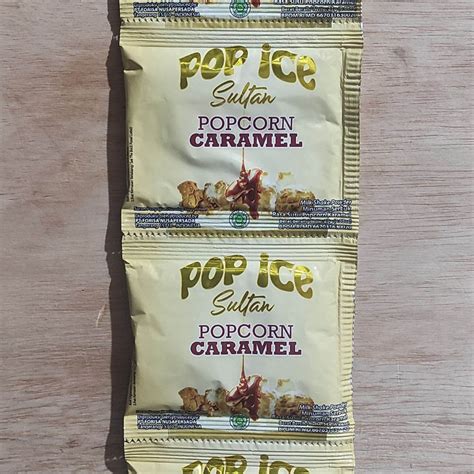 Jual Pop Ice Sultan Popcorn Caramel Gr X Pcs Shopee Indonesia