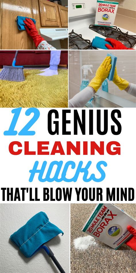 12 Genius Cleaning Hacks Thatll Blow Your Mind Diy Cleaning Hacks