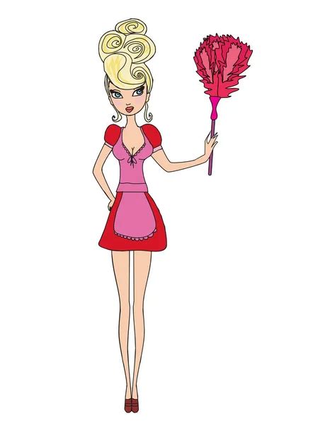 Blonde Maid Stock Vectors Royalty Free Blonde Maid Illustrations Depositphotos