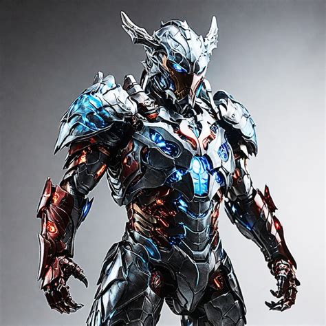 Premium Photo Futuristic Warrior Armor