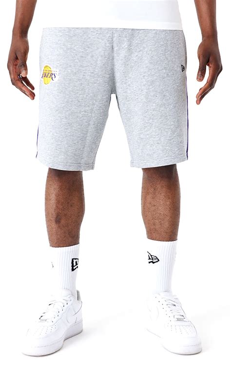 New Era Nba La Lakers Mesh Panel Oversized Shorts