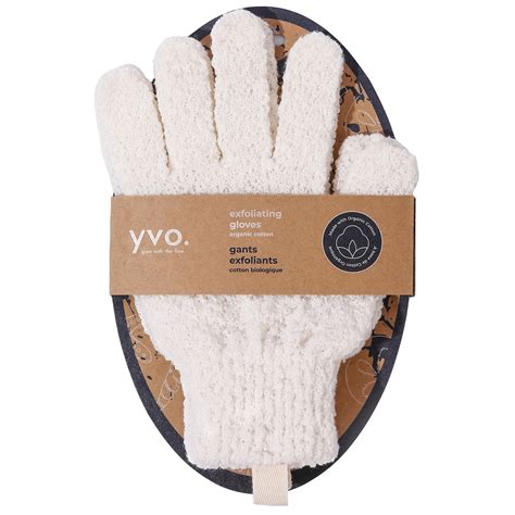 ORGANIC COTTON EXFOLIATING BODY GLOVES – yvo beauty