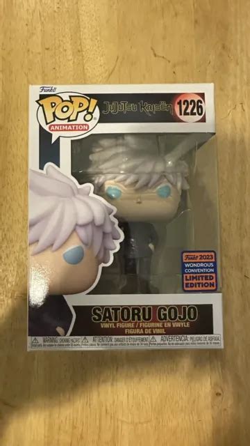 FUNKO POP SATORU GOJO 1226 Jujutsu Kaisen 2023 WonderCon Exclusive